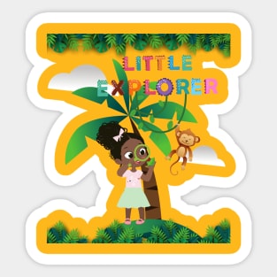 Little Explorer Sticker